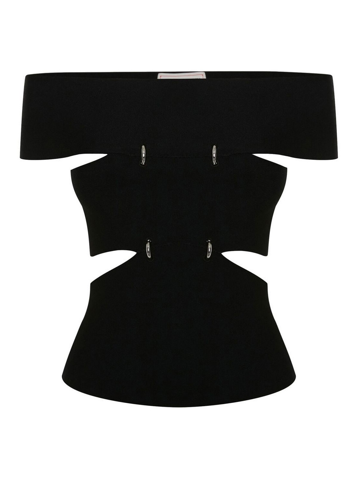 Cut-out off-shoulder top