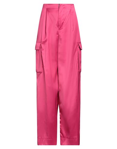 Hevò Woman Pants Fuchsia Size 4 Polyester, Elastane