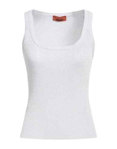Woman Top Light grey Size 4 Viscose, Metallic fiber