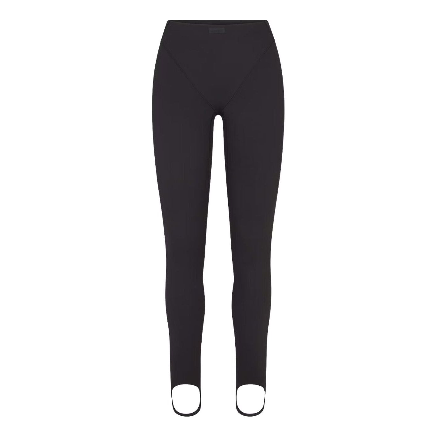(WMNS) x SKIMS Matte V-Line Stirrup Legging 'Obsidian'