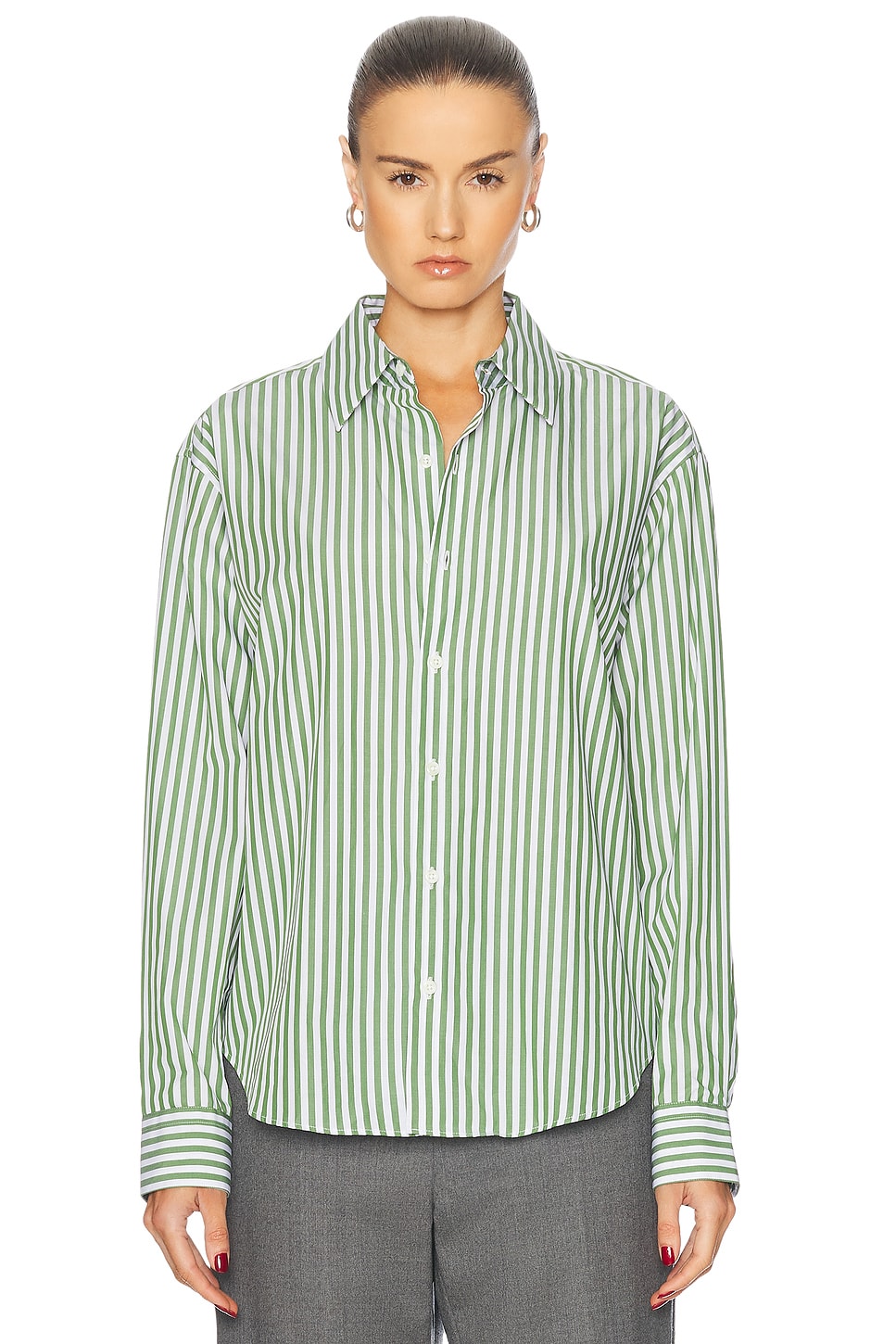 Comme Si La Shirt Classica in Green. - L also in