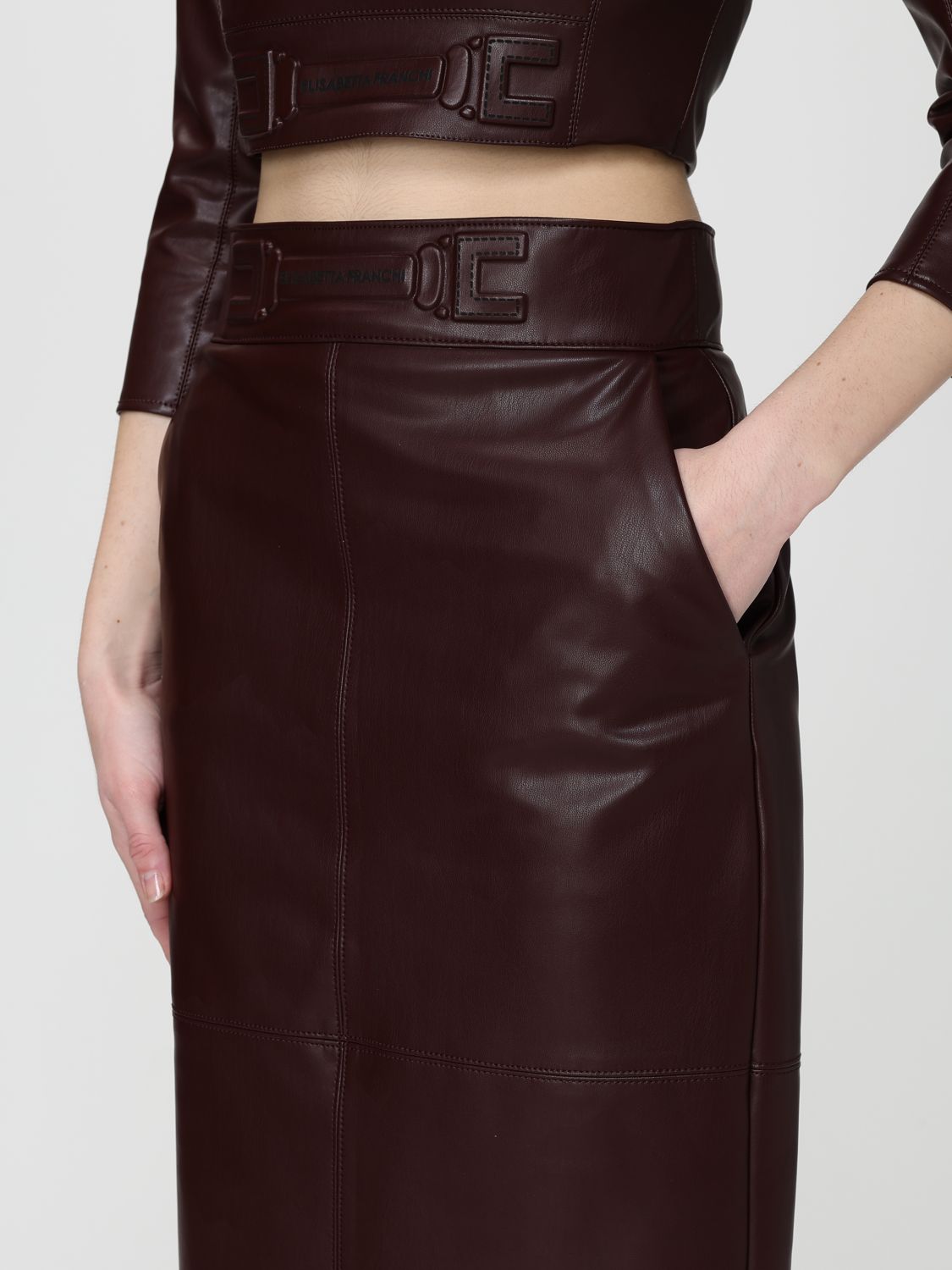 Skirt Woman color Brown