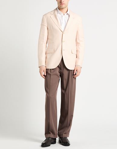 Man Blazer Blush Size 36 Wool, Linen, Silk