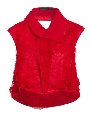 Woman Top Red Size 2 Silk