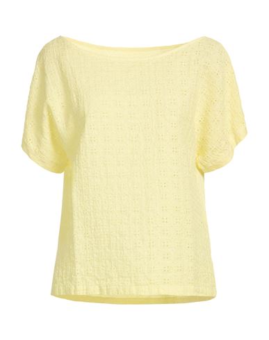 Woman Top Yellow Size M Linen