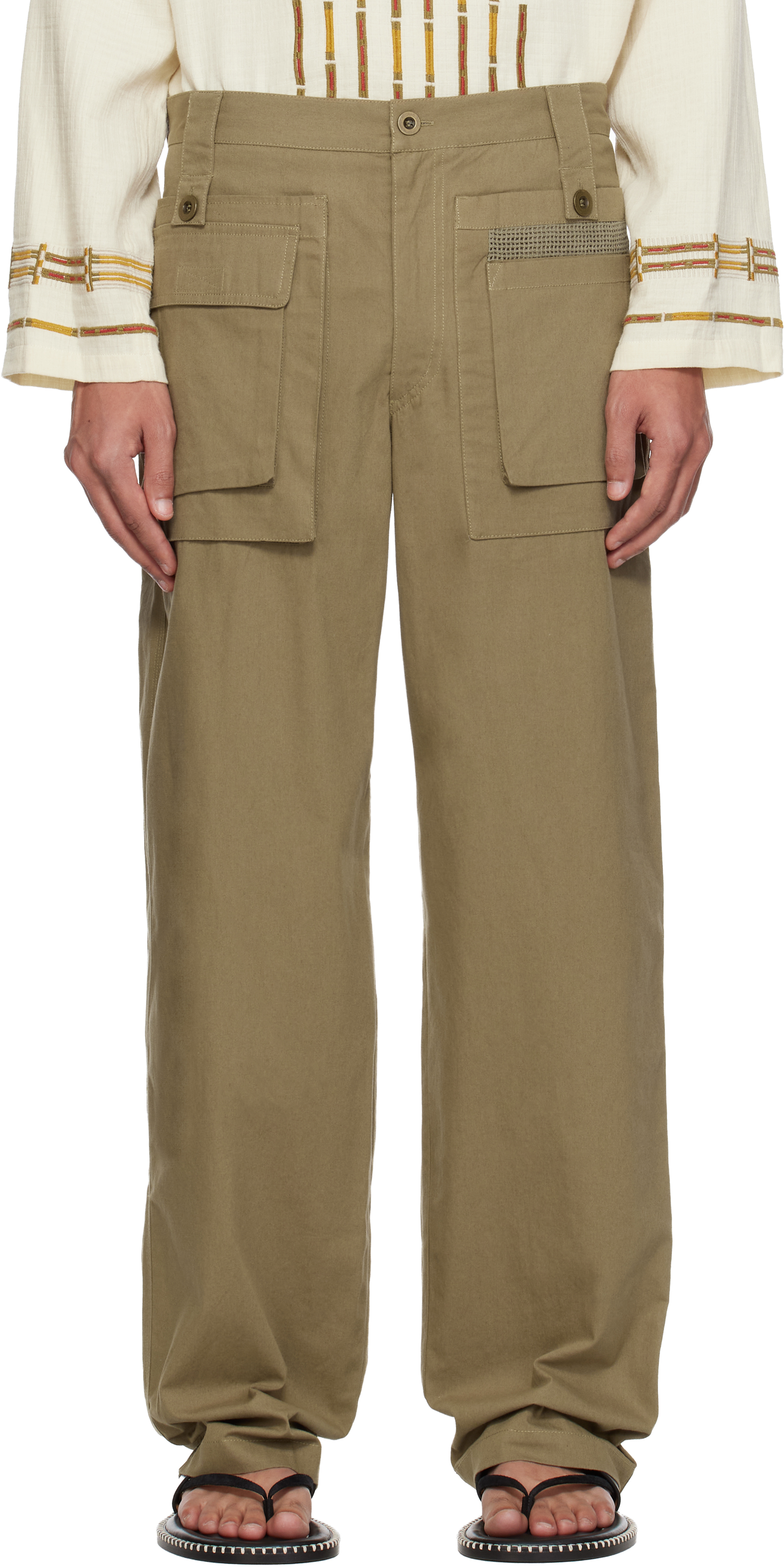 Khaki Ezio Trousers