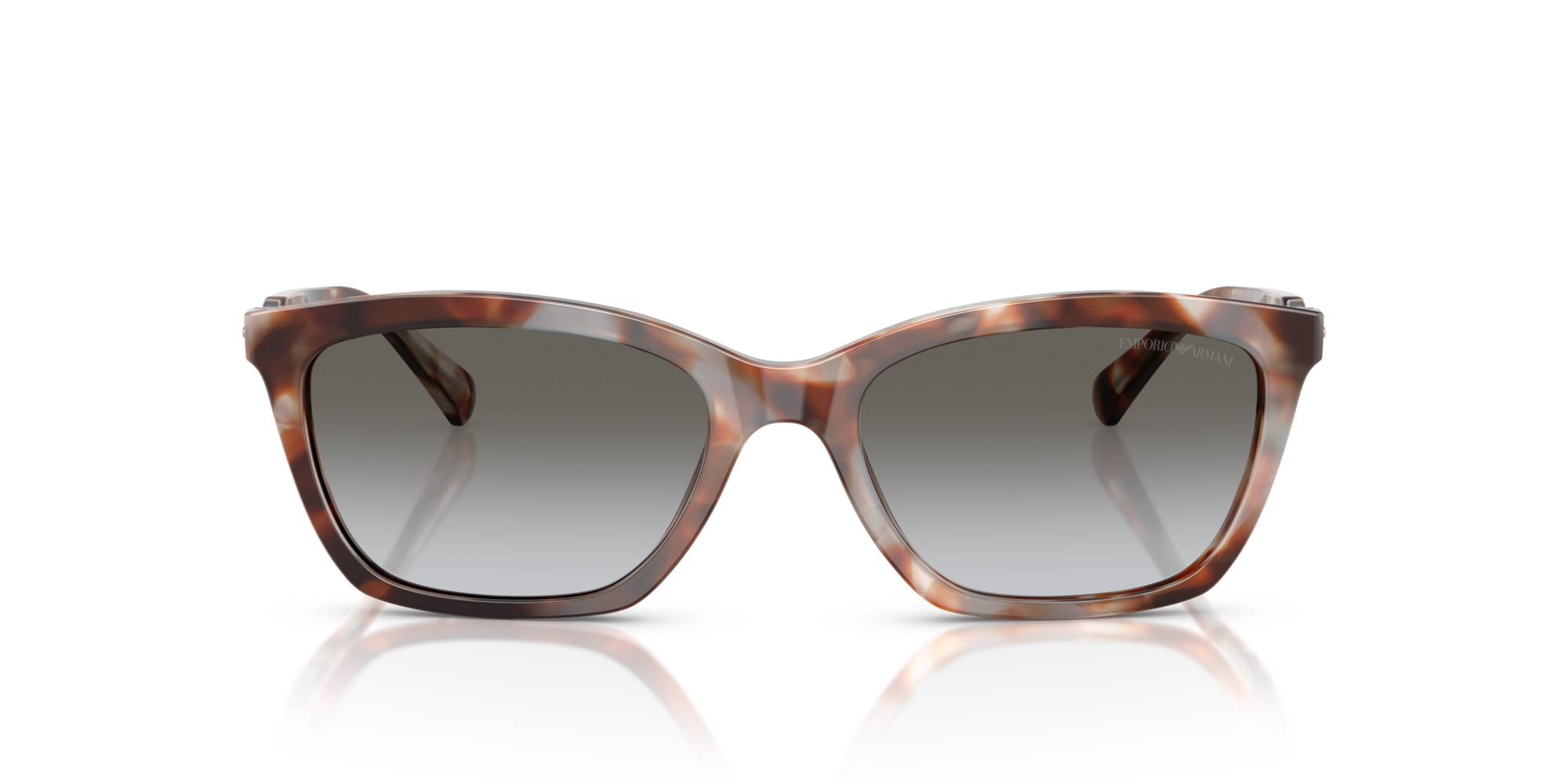 Emporio Armani Woman Emporio Armani EA4238 61953C Sunglasses Acetate Turtle Grey Cat Eye Normal Shaded