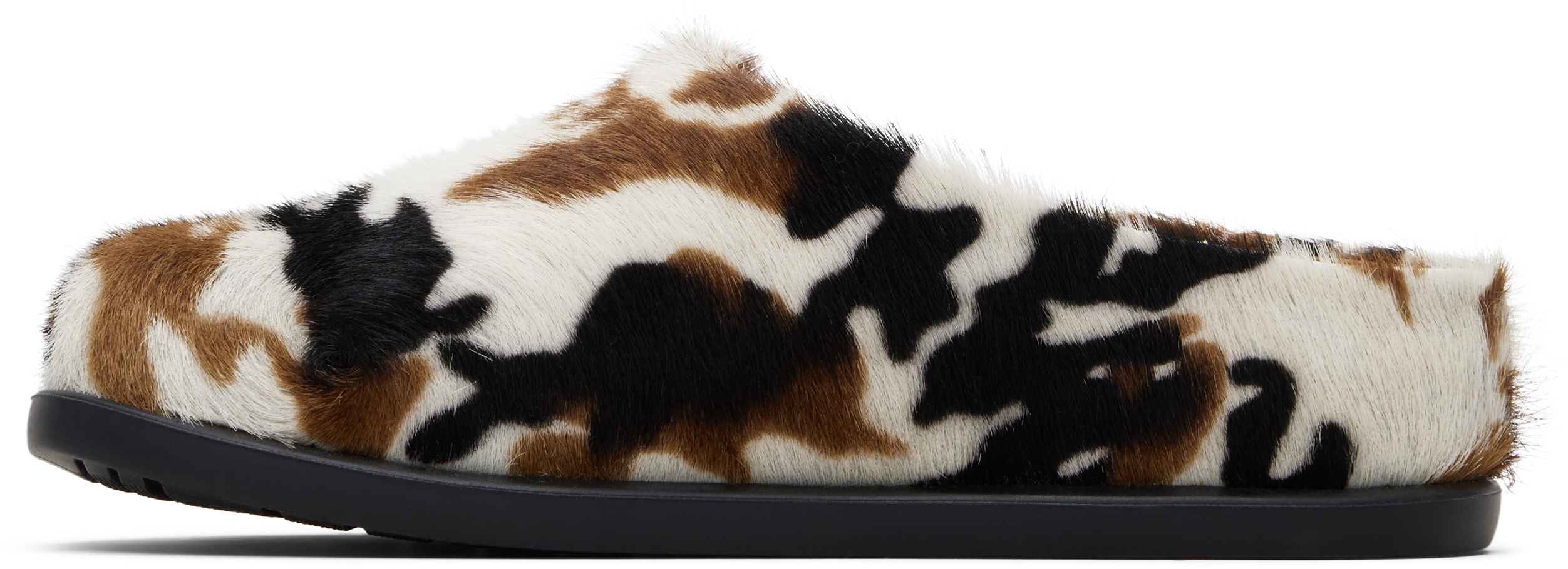 SSENSE Exclusive Kids White & Brown Fussbett Slip-on Loafers