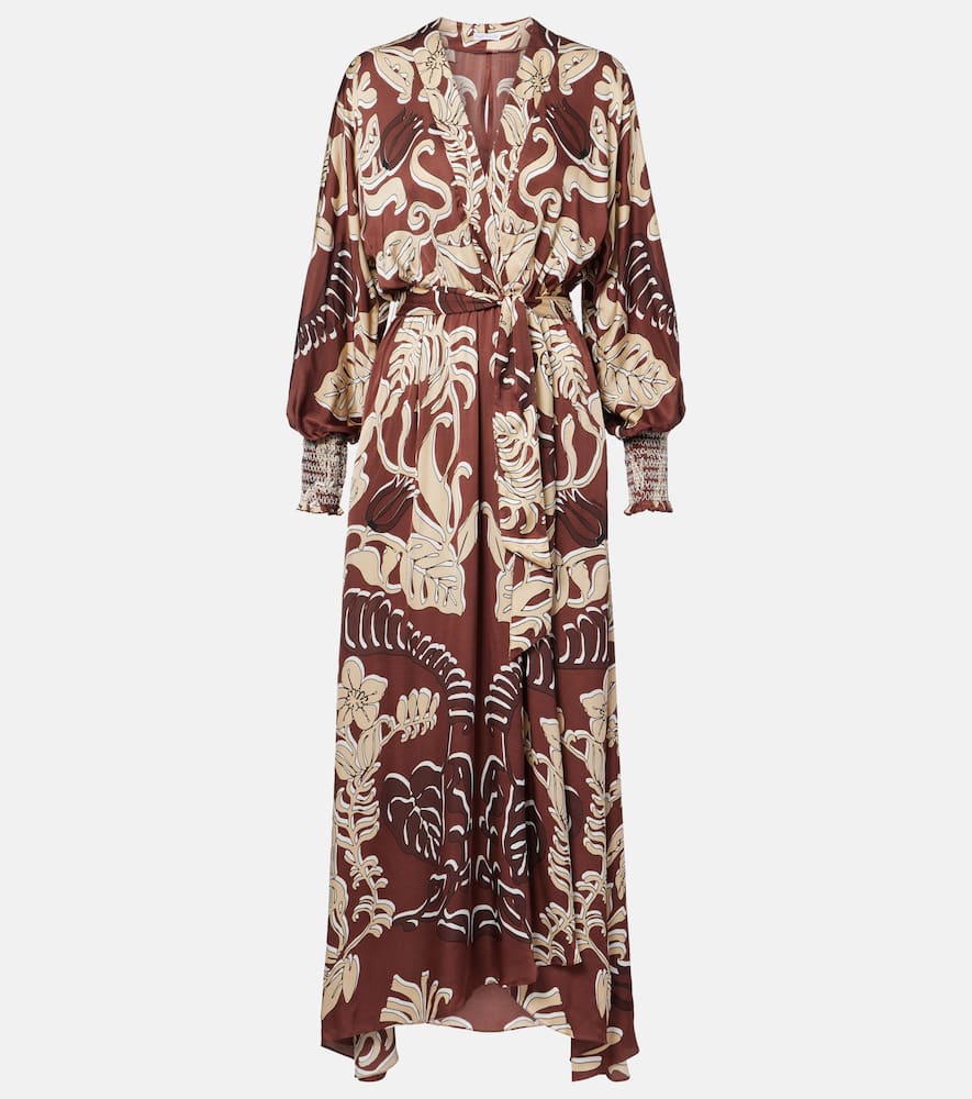 Kristen printed maxi dress