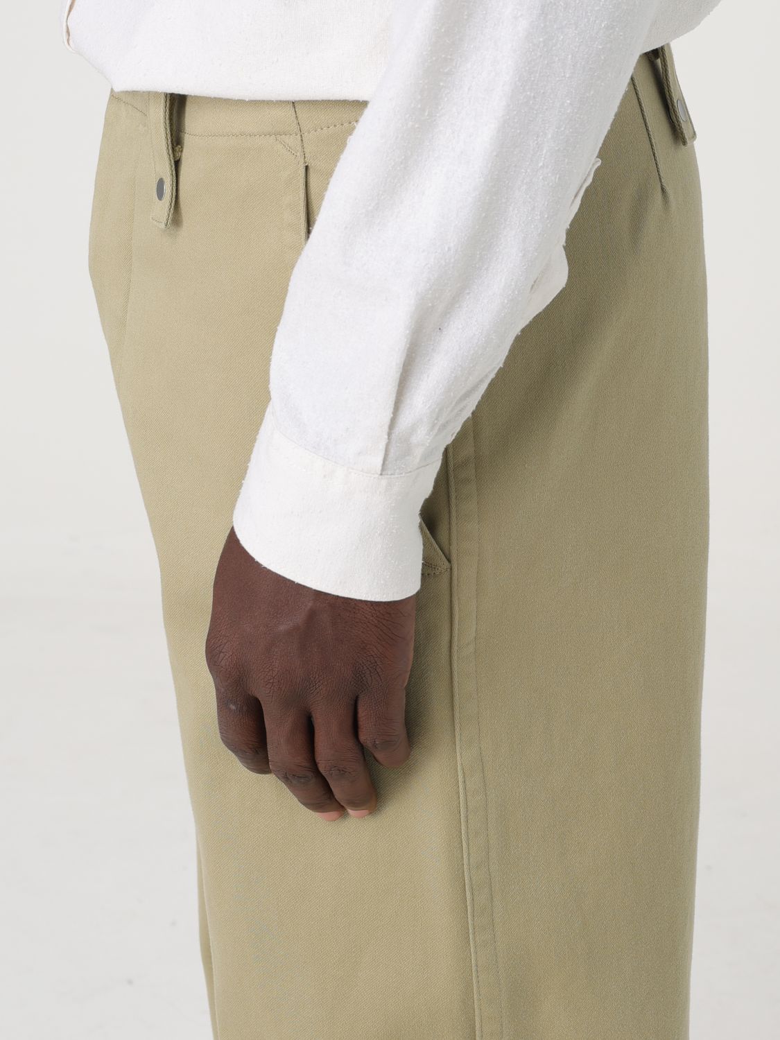 Pants Men color Beige
