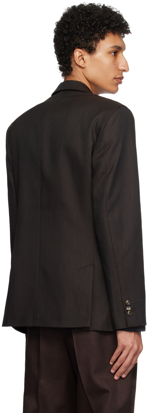 Second/Layer Brown Pico Blazer