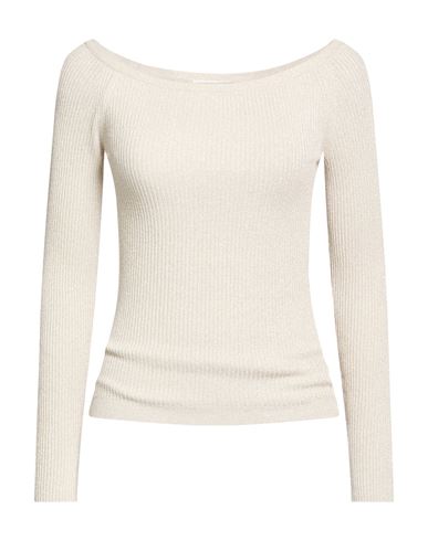 Monochrome Woman Sweater Gold Size L Viscose, Polyamide, Metallic fiber