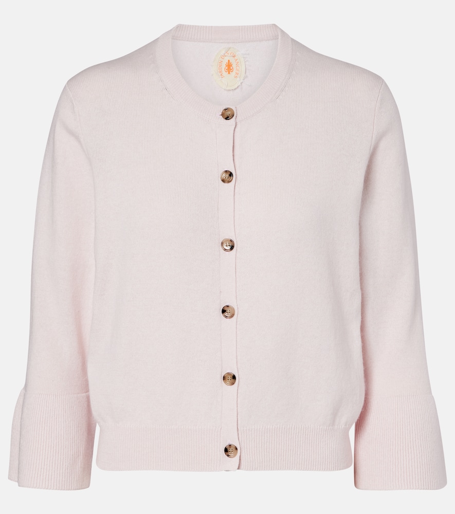 Cotton and cashmere cardigan