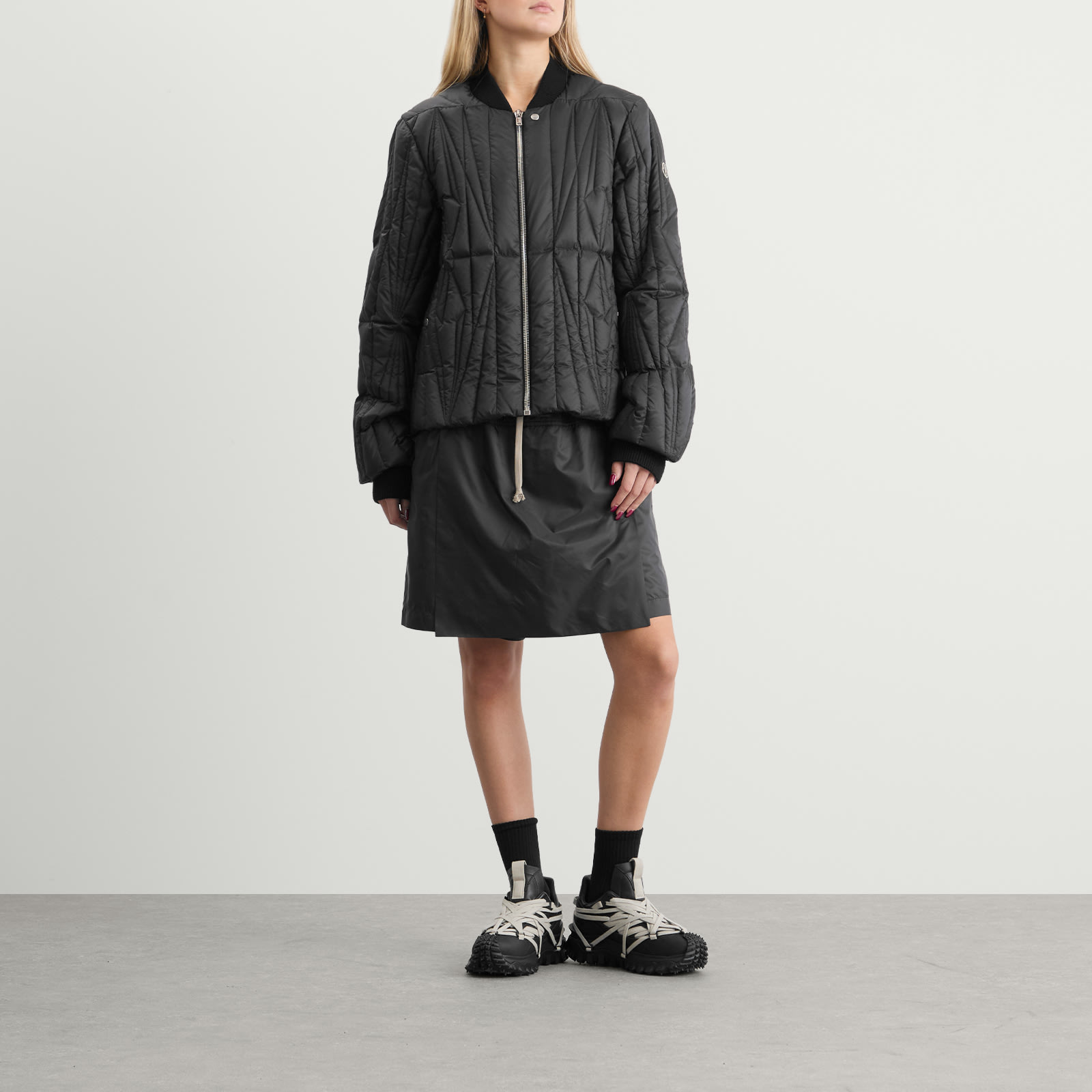 Rick Owens x Moncler Kiltshorts in Black