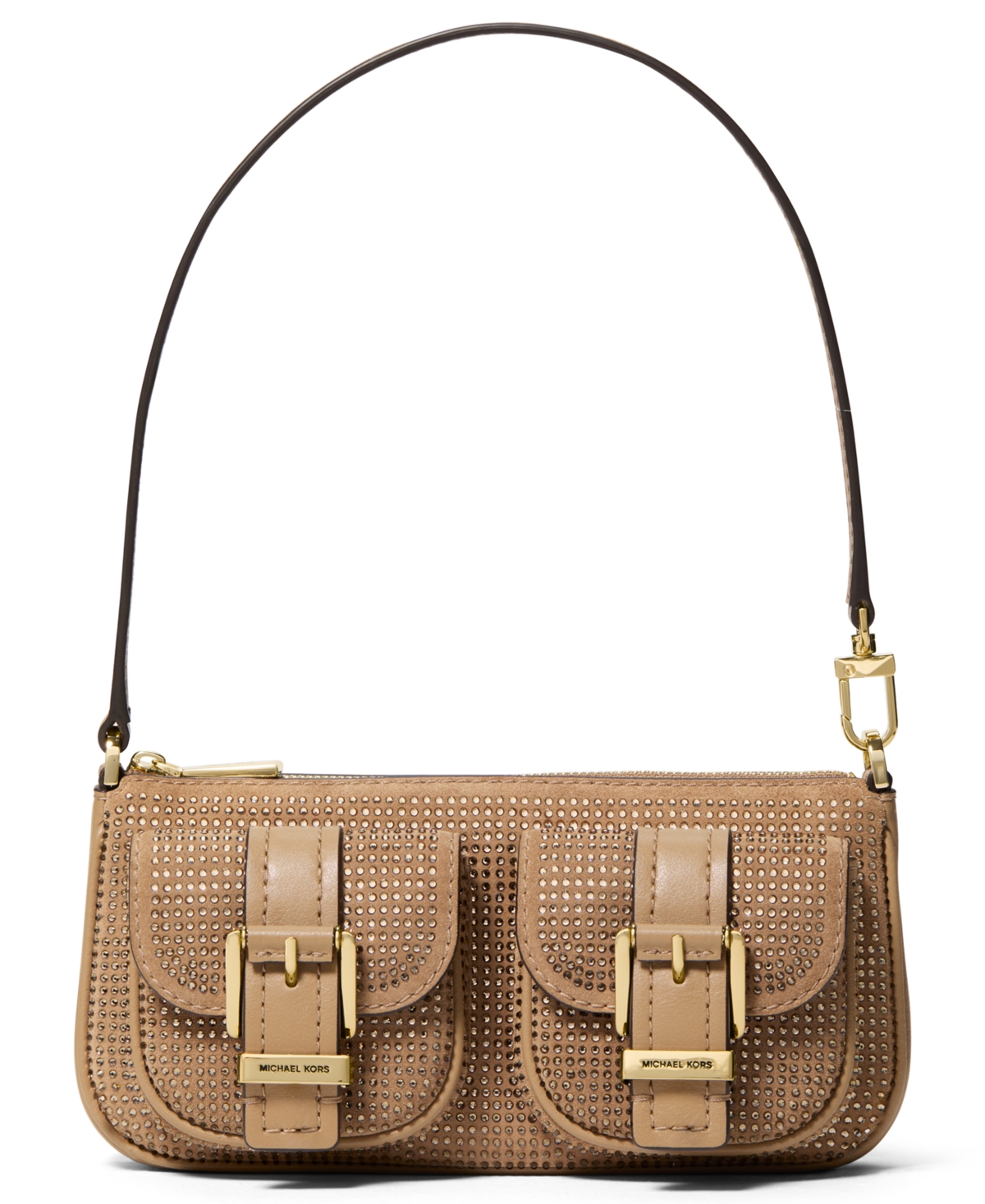 Michael Zoe Small Convertible Pouchette Bag - Husk