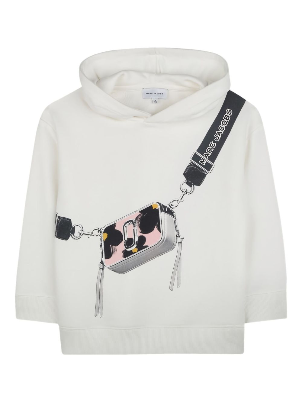 Graphic-print hoodie - White