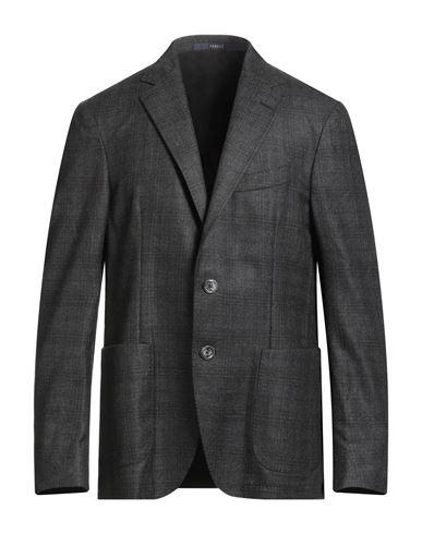 Man Blazer Charcoal Size 40 Cashmere