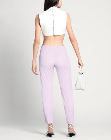 Collection Woman Pants Lilac Size 4 Cotton, Polyamide, Elastane