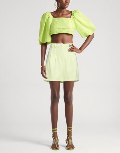 Woman Shorts & Bermuda Shorts Light green Size 6 Polyester, Elastane