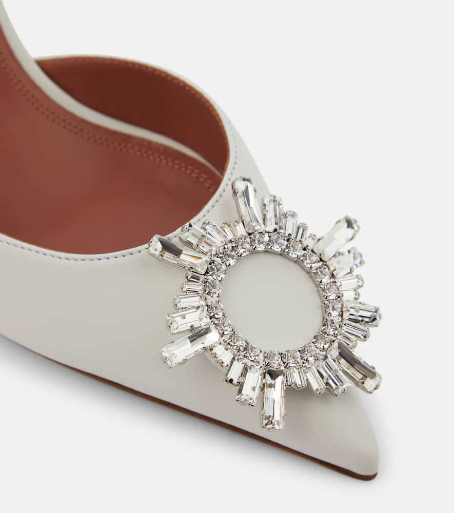 Begum 70 leather slingback pumps