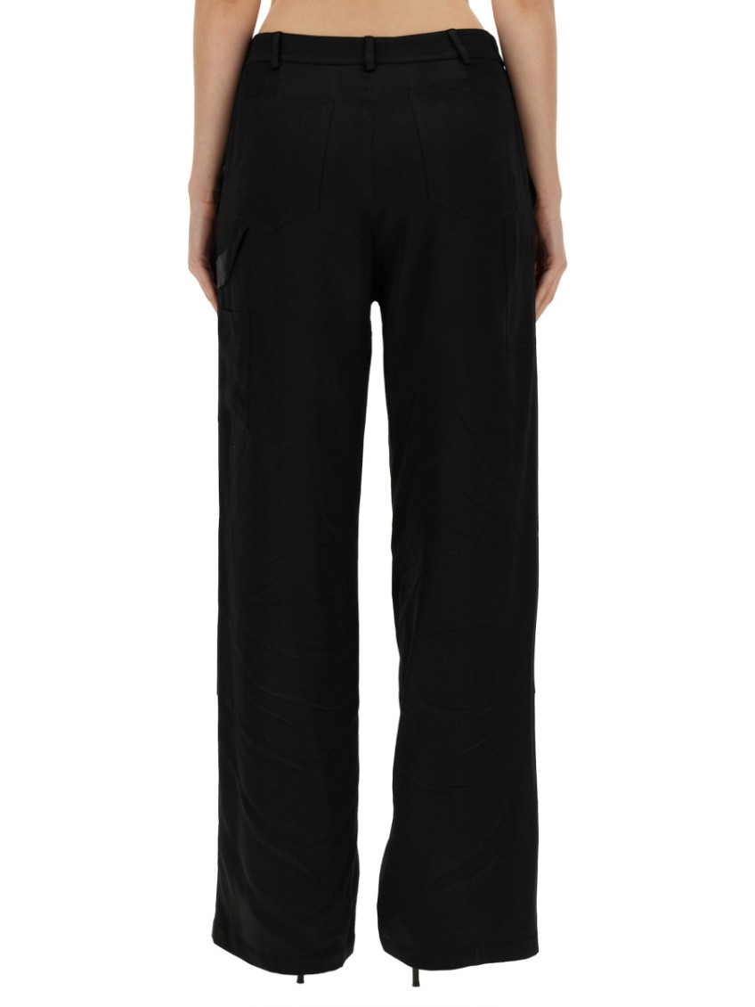 Moschino - wide leg trousers featuring pocket