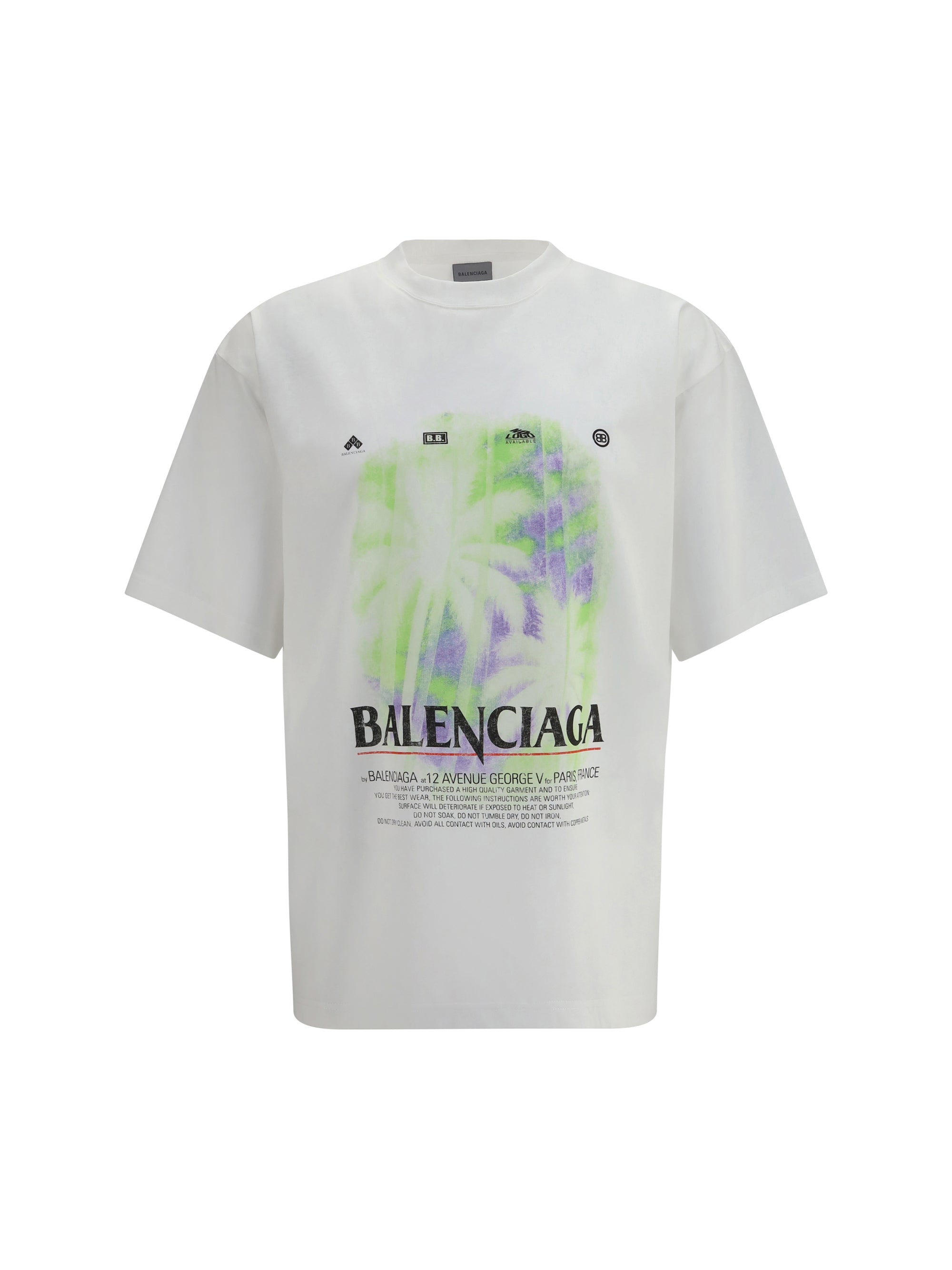 Graphic-Print Cotton T-Shirt — White