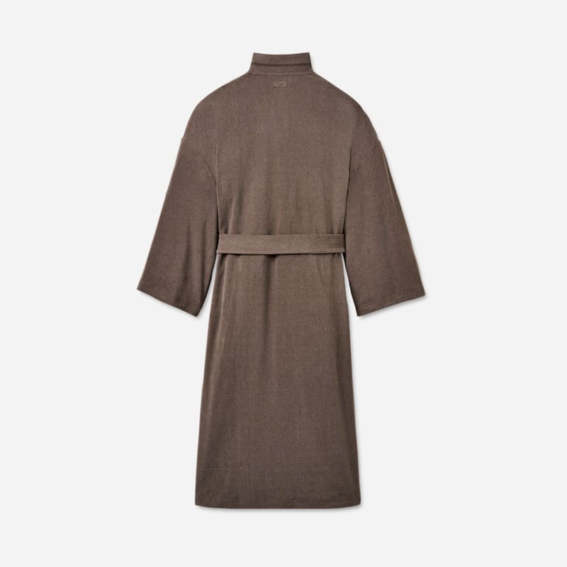 ® Men's Theron Robe Polyester Robes in Oyster Brown