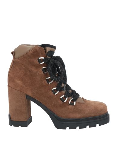 Woman Ankle boots Camel Size 10 Leather