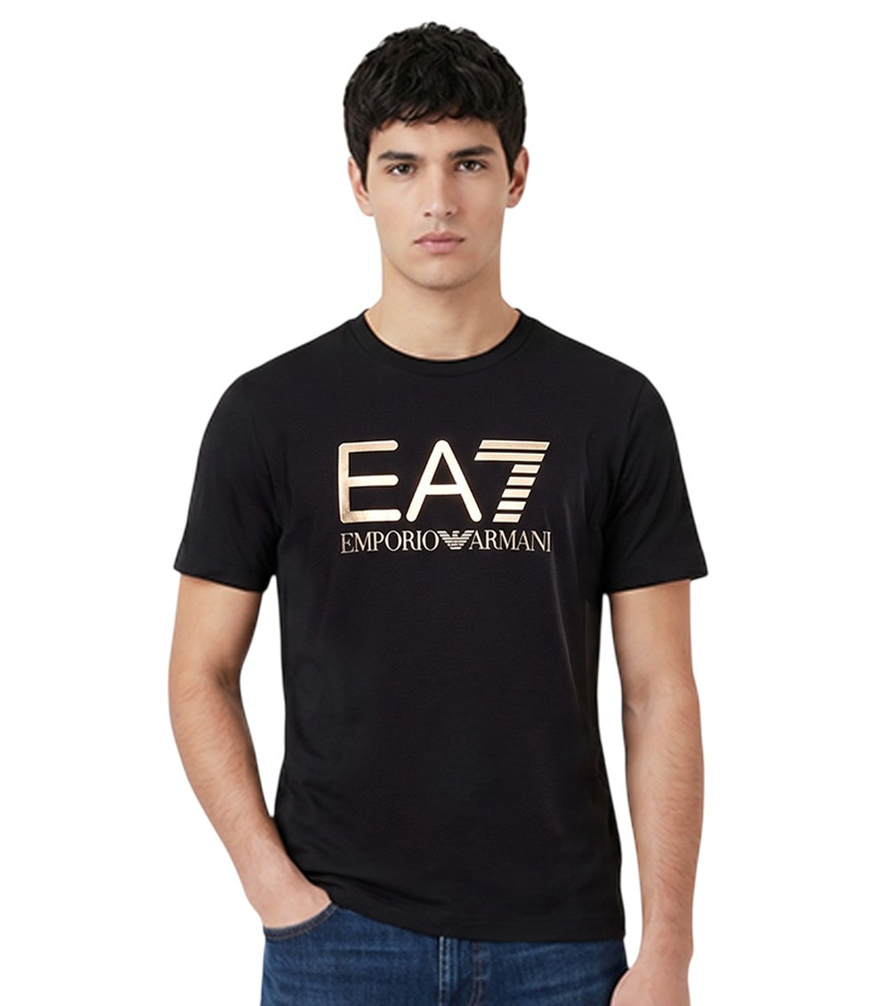 Black Logo Crew Neck T-Shirt