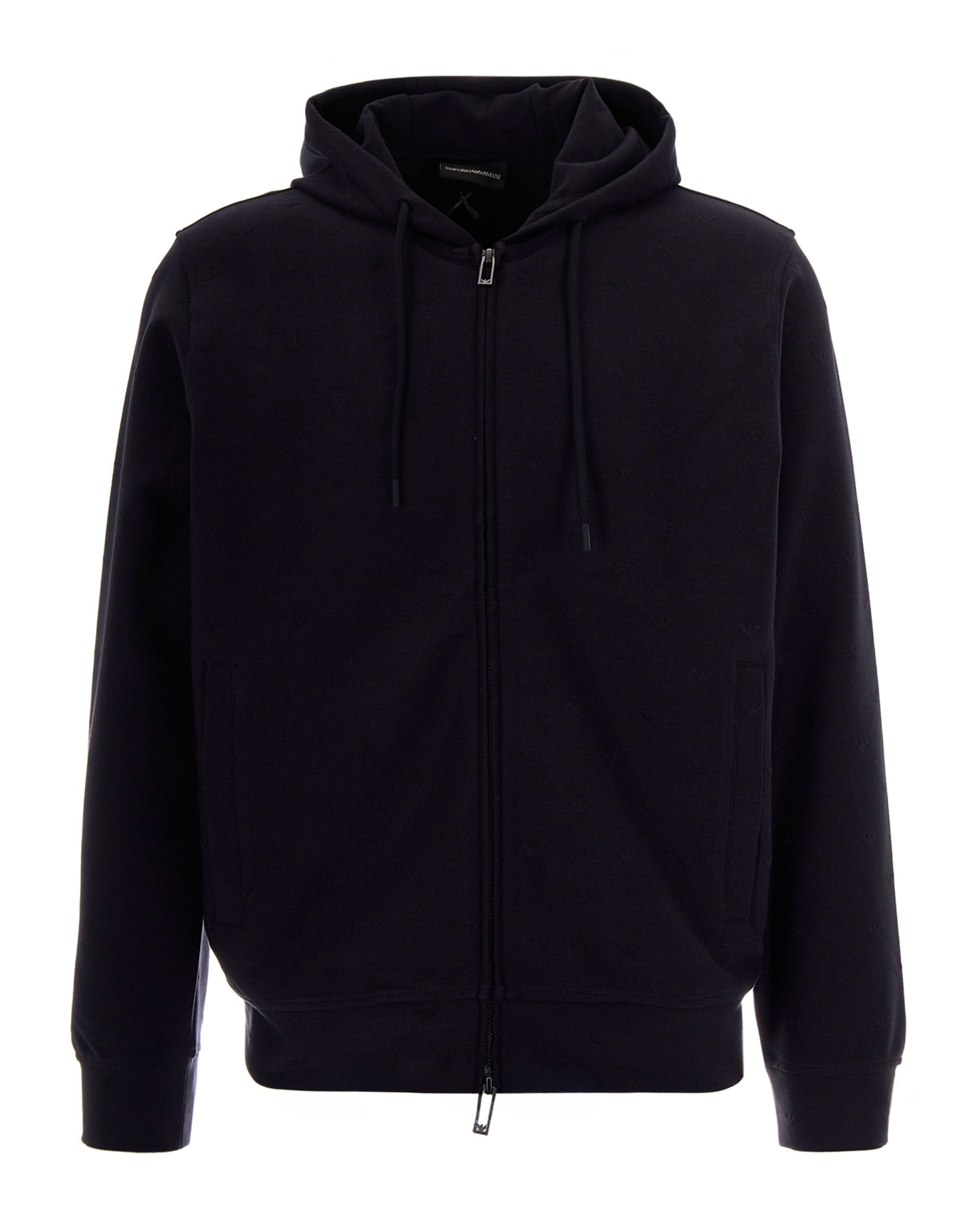Eagle Jacquard Hoodie — Blue