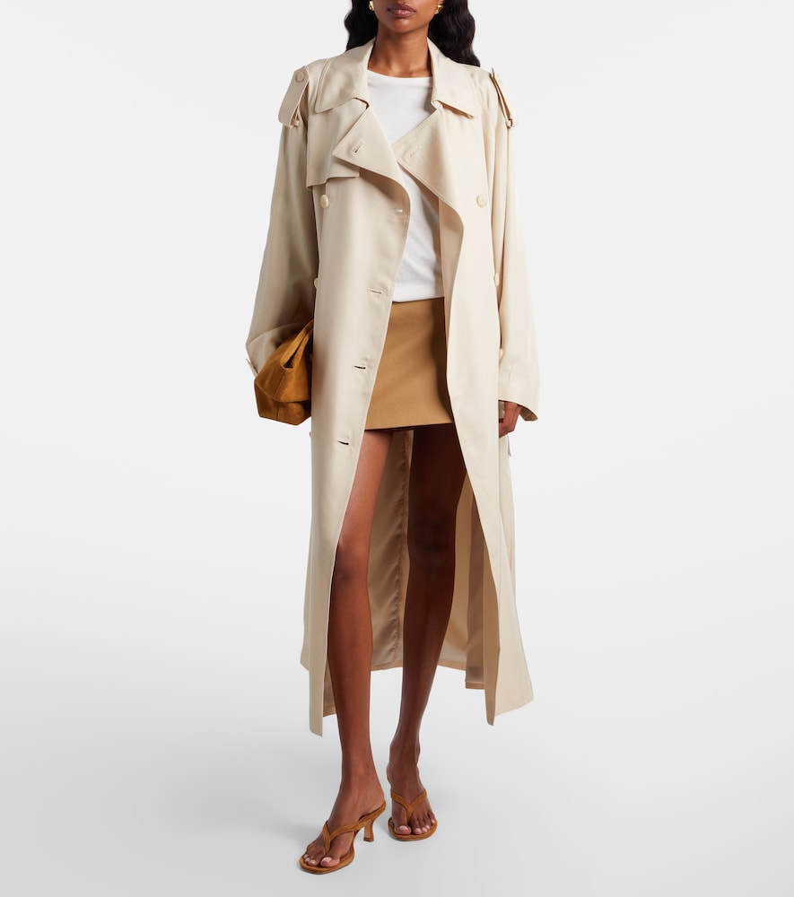 Hera cotton twill miniskirt