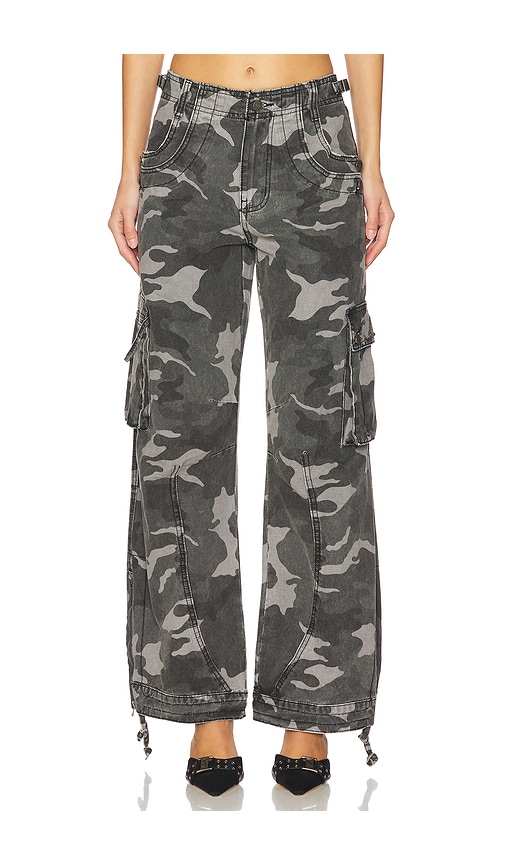 Jaded London CARGOHOSE TROOPER in Black. Größe 34. Also in