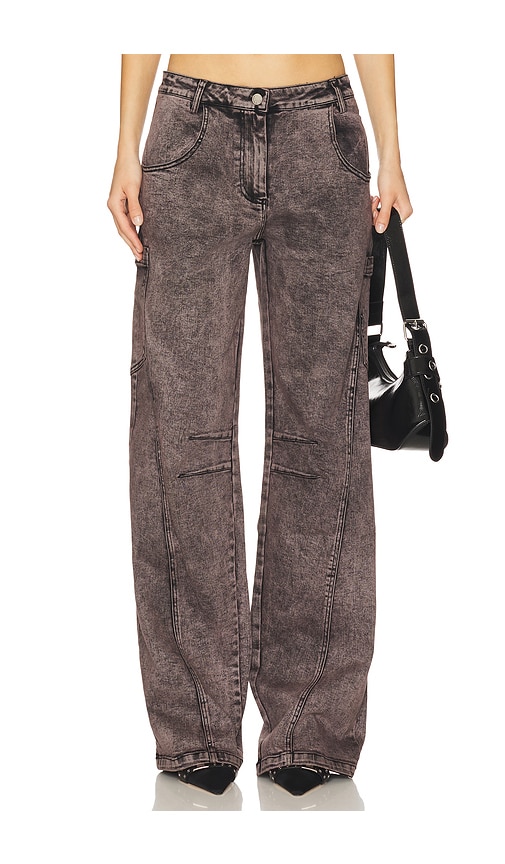 BY.DYLN Armen Jeans in Brown. L. Also in