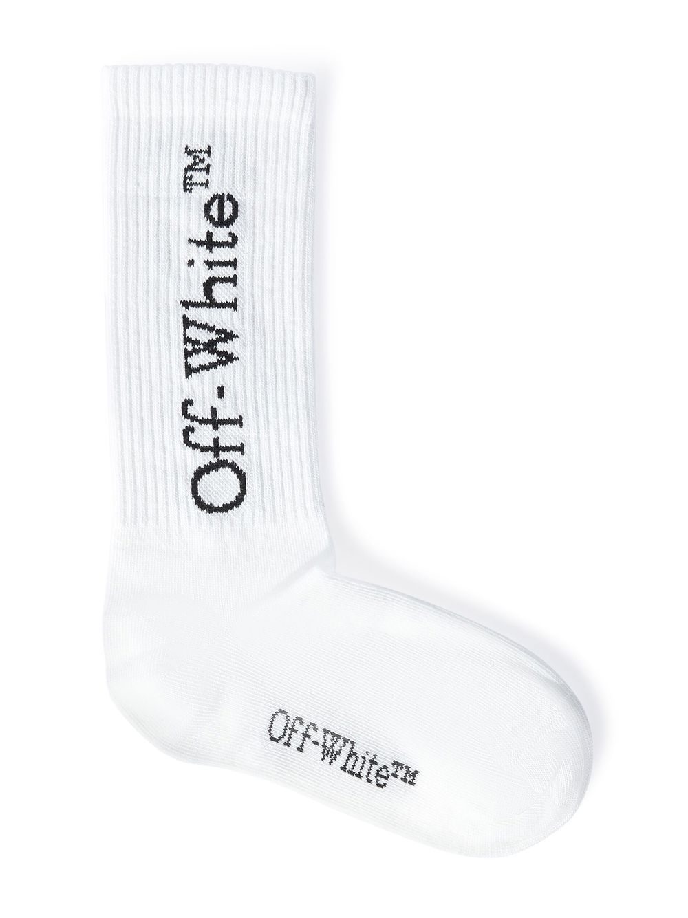 Logo-print organic cotton socks