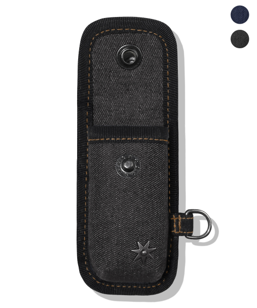 Denim Star Rivet Multi Pouch Keyring_2color