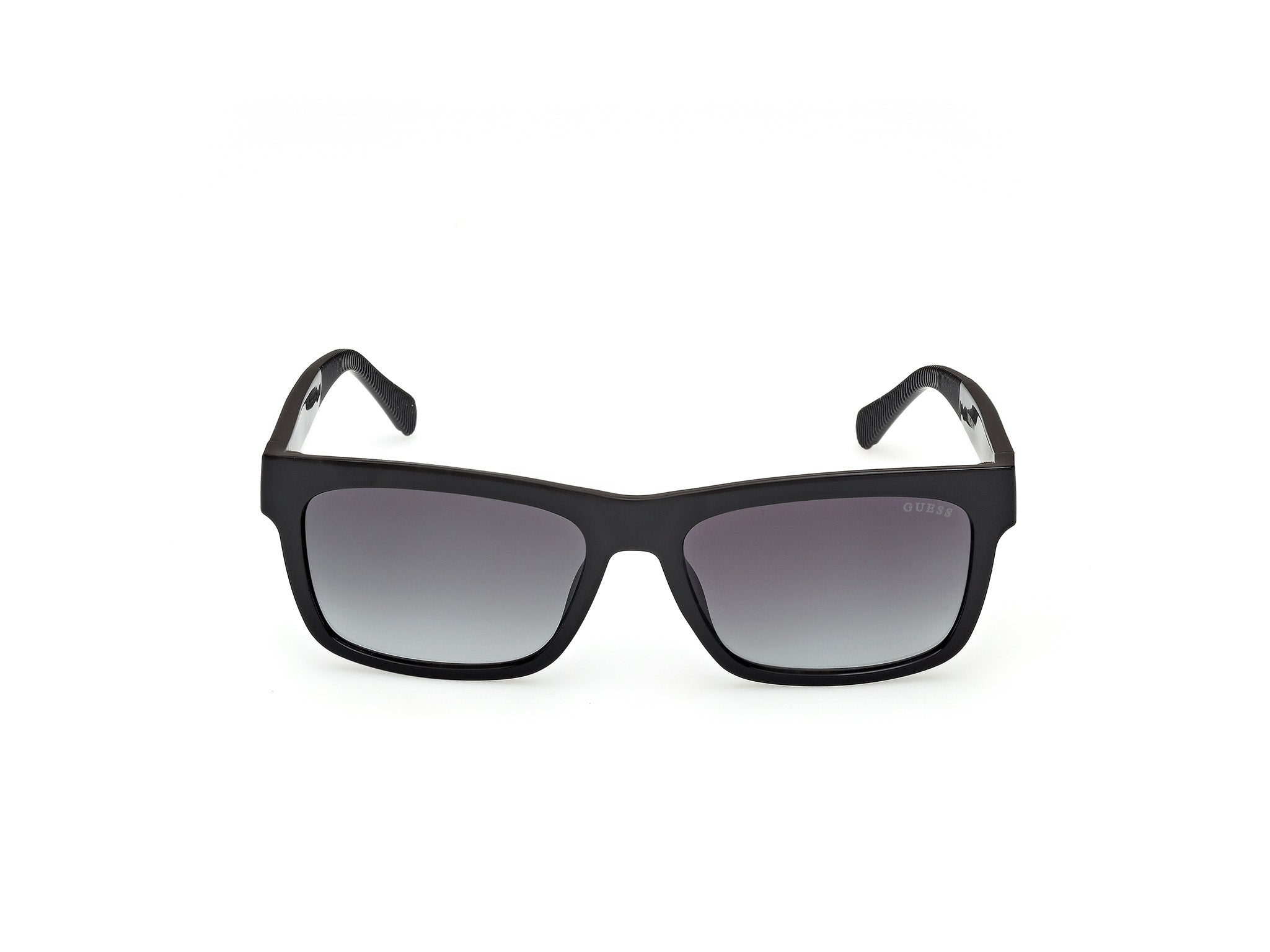 Guess Hombre Guess GU00221 01B Gafas de sol Inyectado Negro Fumar Cuadrada Norma