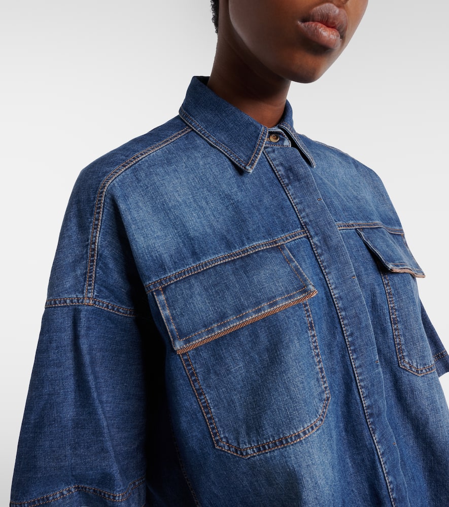 Denim top