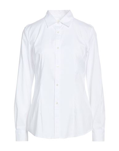 Woman Top White Size 10 Cotton, Polyamide, Elastane