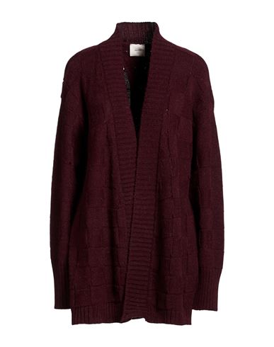 Woman Cardigan Burgundy Size S Acrylic, Alpaca wool, Merino Wool
