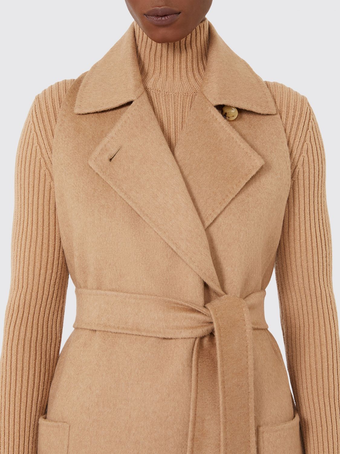 Coat Woman color Camel