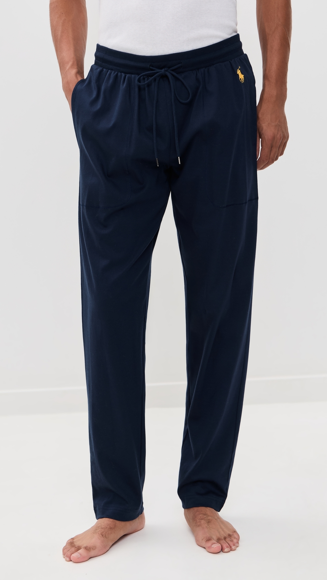 Mercerized Cotton Pajama Pants Cruise Navy