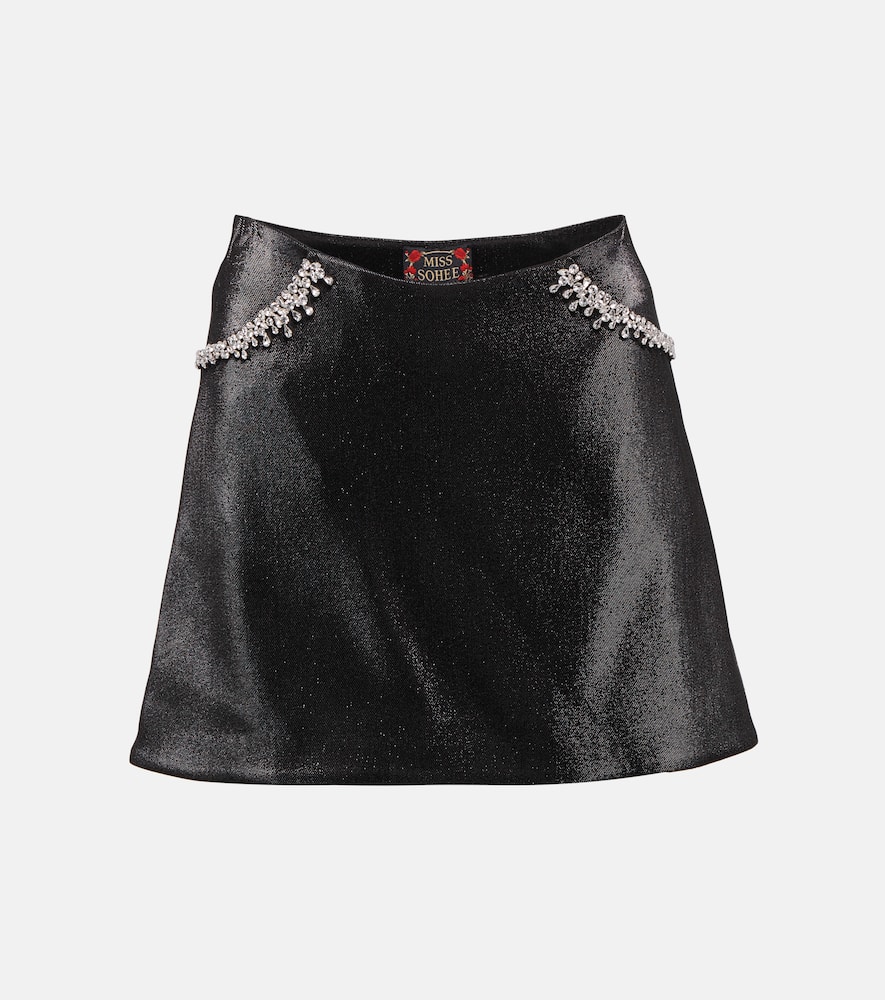Embellished miniskirt
