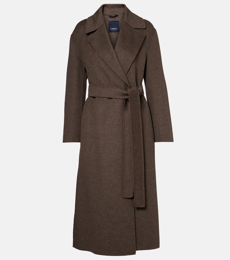 Luna virgin wool wrap coat