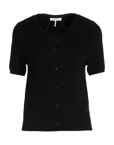 Woman Cardigan Black Size L Acrylic, Wool, Polyamide, Elastane