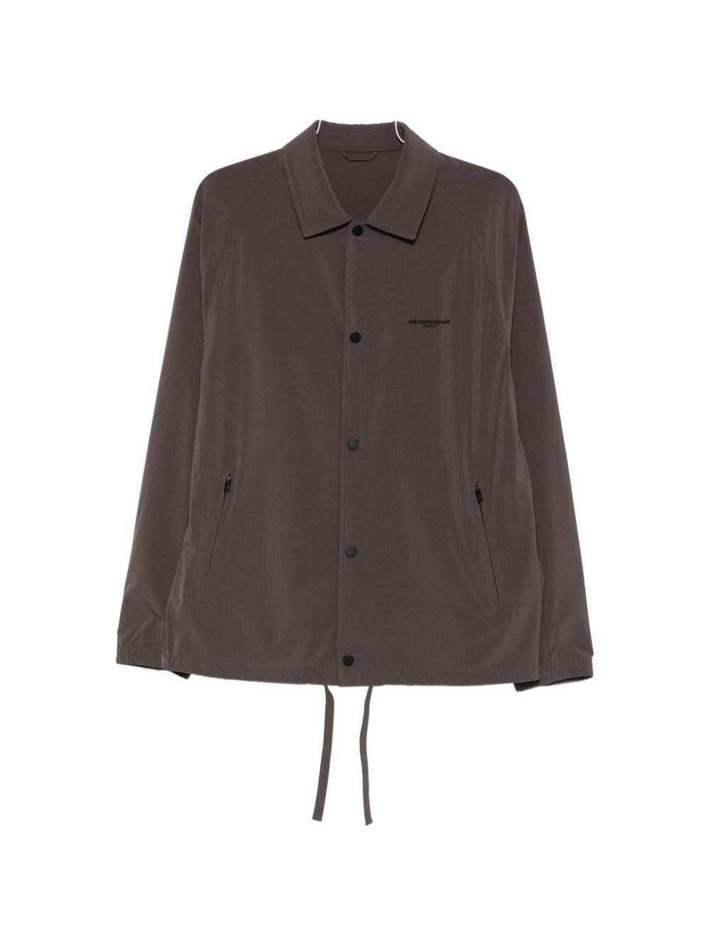 Blouson Tie Hem Jacket