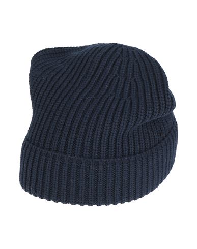 Re_branded Woman Hat Navy Size ONESIZE Cashmere, Polyamide