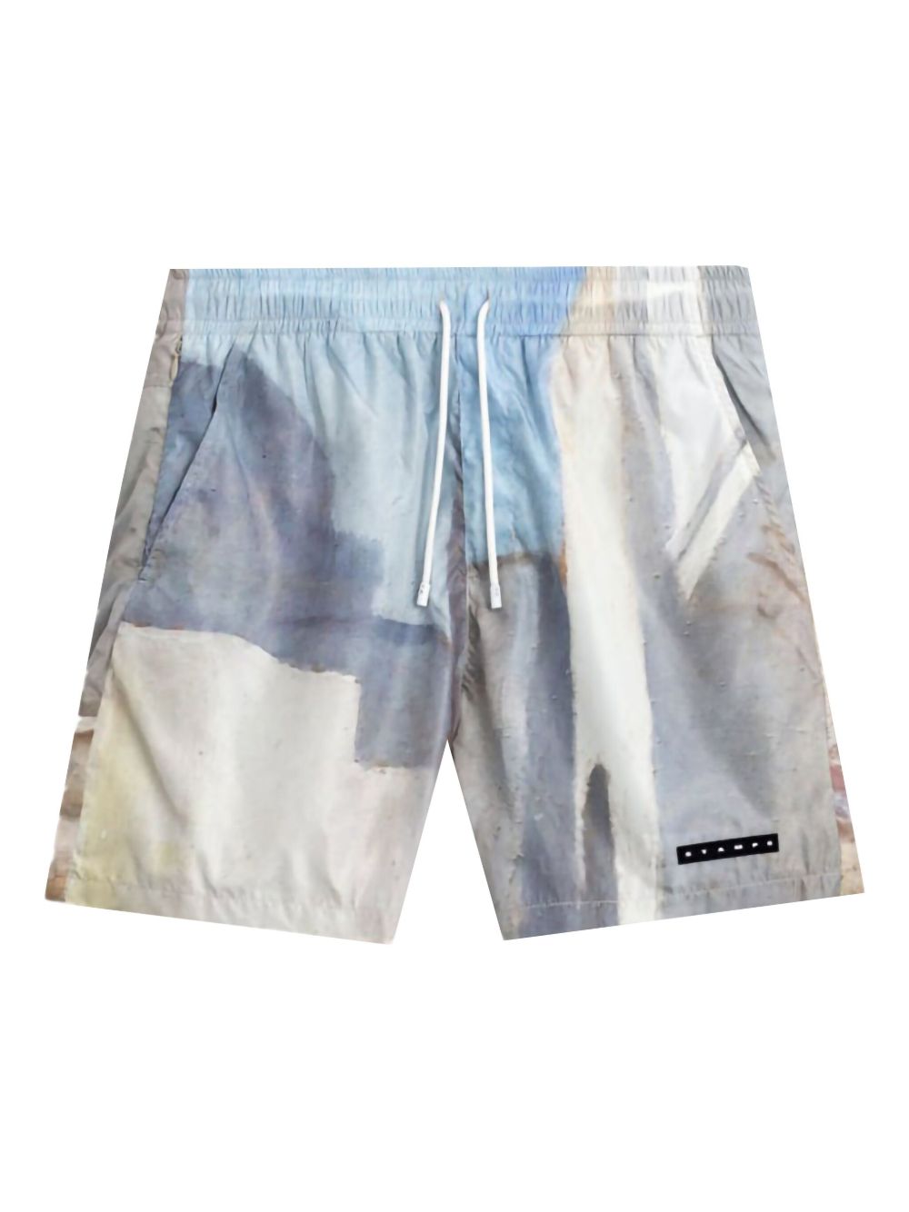 Moroccan City track shorts - Blue