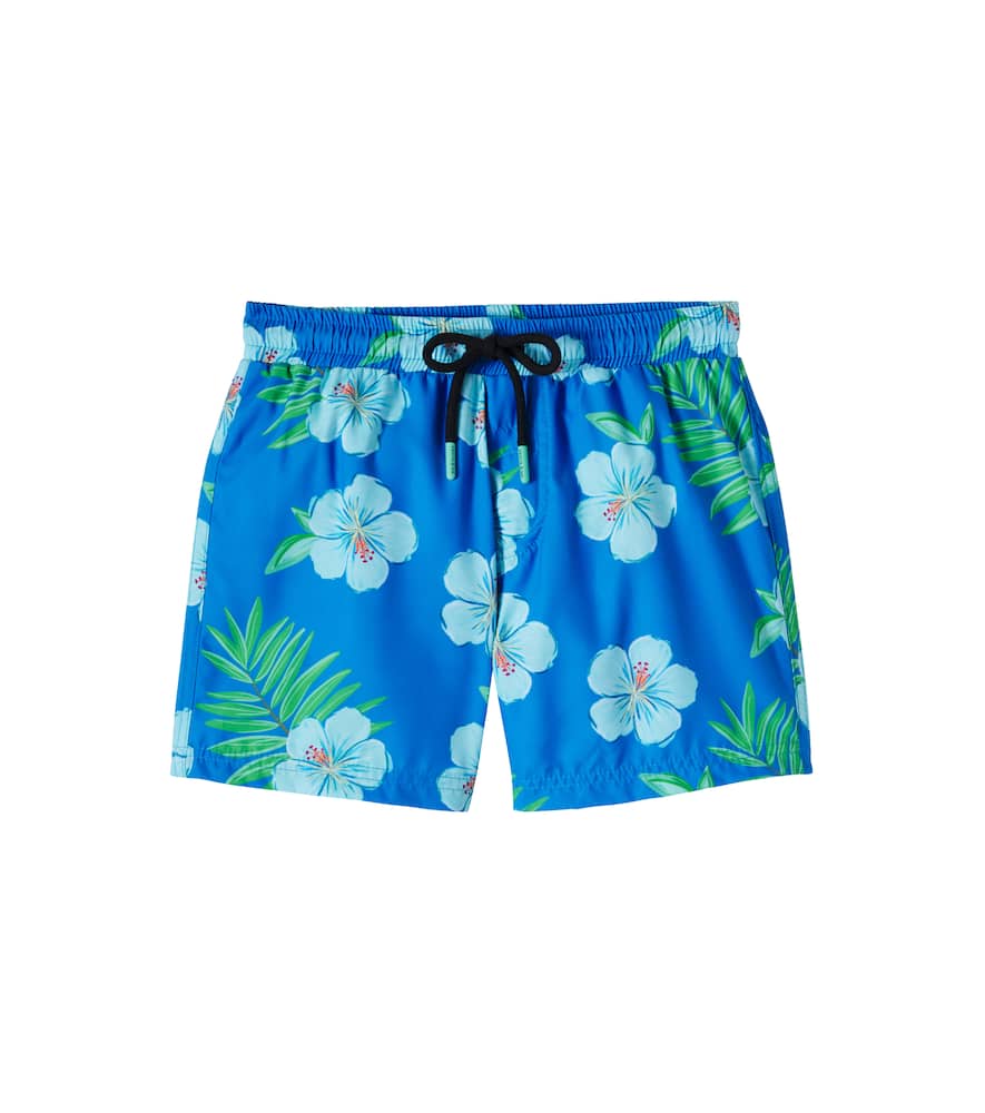 Floral swim trunks