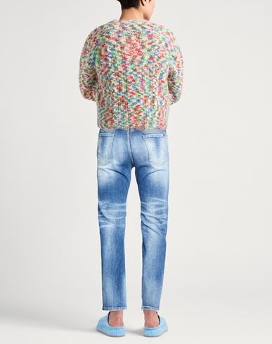 Man Jeans Blue Size 34 Cotton, Elastane