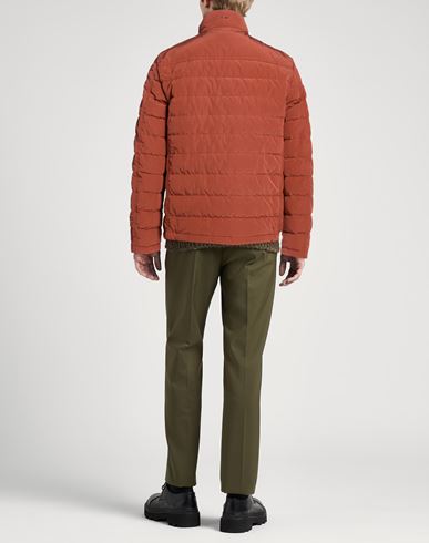 Man Puffer Rust Size L Polyester, Nylon